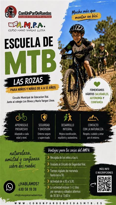 Inscripciones Escuela de MTB